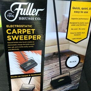 Fuller Brush Co. Black Carpet Sweeper